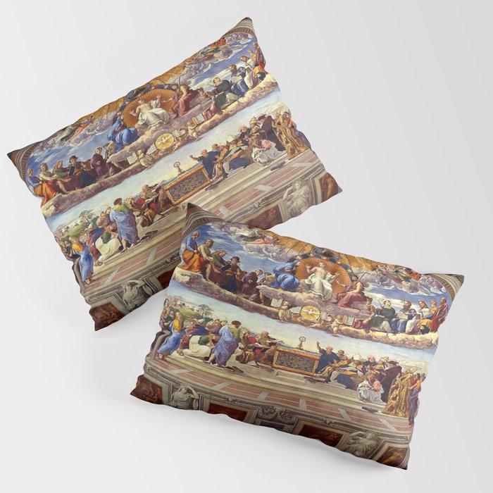 Raphael The Disputation of the Holy Sacrament  Pillow Sham Gallery Image 3