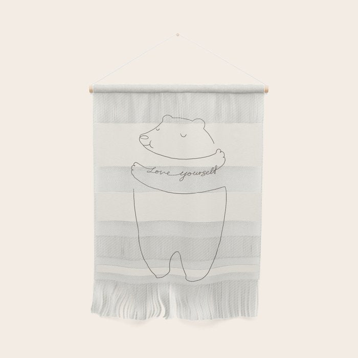 Love Yourself Bear Wall Hanging Gallery Image 1