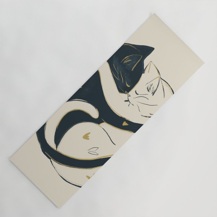 Cats In Love 3 Yoga Mat Gallery Image 1