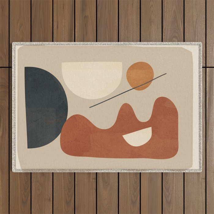 Shape Curve 12 Outdoor Rug Gallery Image 1