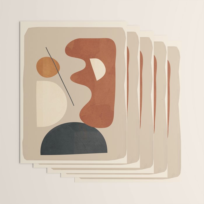 Shape Curve 12 Wrapping Paper Gallery Image 3