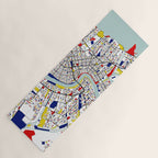 New Orleans, Louisiana City Map - Mondrian Yoga Mat Gallery Image 1