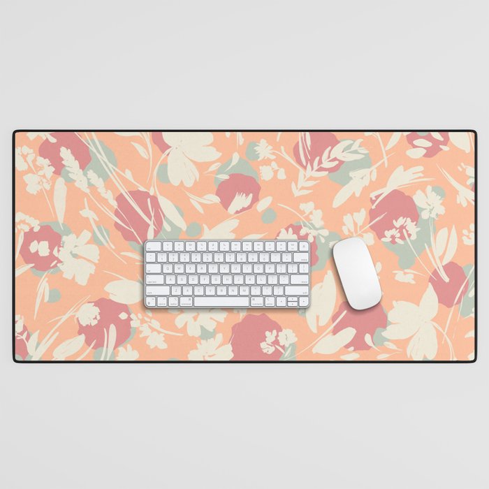 Abstract wild garden SM Desk Mat Gallery Image 1