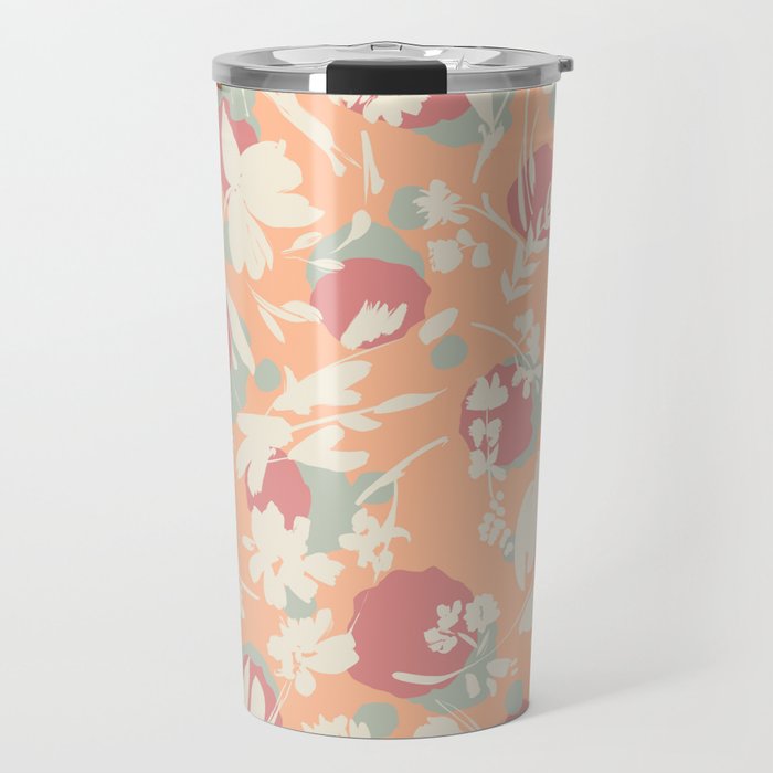 Abstract wild garden SM Travel Mug Gallery Image 1