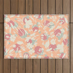 Abstract wild garden SM Outdoor Rug Gallery Image 1
