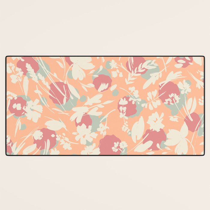 Abstract wild garden SM Desk Mat Gallery Image 3
