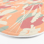 Abstract wild garden SM Bath Mat Gallery Image 3