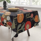 Klimt Calico Cat in a Garden of Abstract Flowers Tablecloth Gallery Image 3