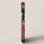 Klimt Calico Cat in a Garden of Abstract Flowers iPhone Case Gallery Image 2
