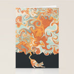 Rainbow cat 4 yoga meow Stationery Card Gallery Image 2