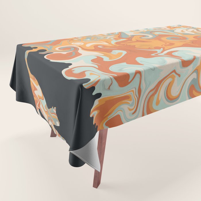 Rainbow cat 4 yoga meow Tablecloth Gallery Image 1