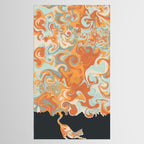 Rainbow cat 4 yoga meow Tablecloth Gallery Image 2