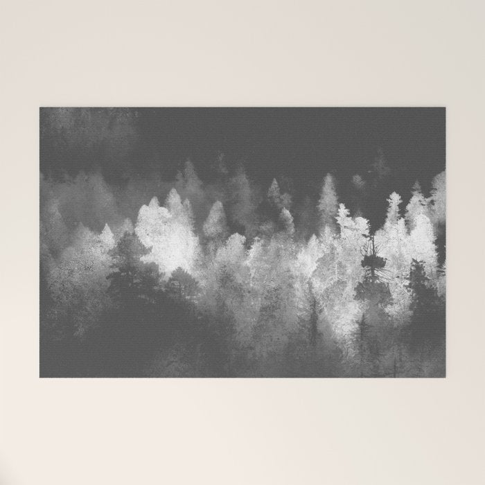 Chromatic Forest Nature Photography Welcome Mat Gallery Image 1