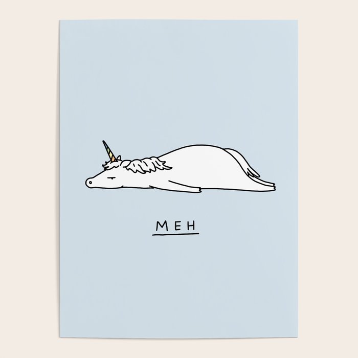 Meh Unicorn Poster Gallery Image 4