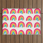Rainbow Collection â Classic Palette Outdoor Rug Gallery Image 1