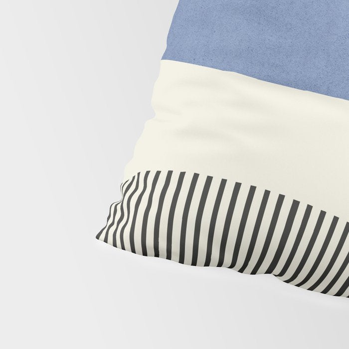 Abstract Lines Composition - 3 Colors Pillow Sham Gallery Image 4