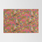 Tropical Tigers In Hot Pink Rug Gallery Image 2