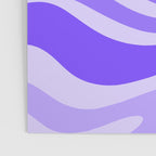 Liquid Swirl Abstract Pattern in Bright Lavender Purple Poster Gallery Image 3