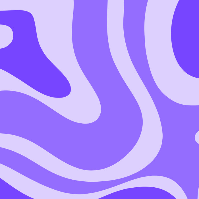 Liquid Swirl Abstract Pattern in Bright Lavender Purple Coffee Mug Gallery Image 2