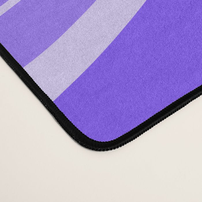Liquid Swirl Abstract Pattern in Bright Lavender Purple Desk Mat Gallery Image 4
