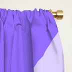 Liquid Swirl Abstract Pattern in Bright Lavender Purple Window Curtain Gallery Image 2