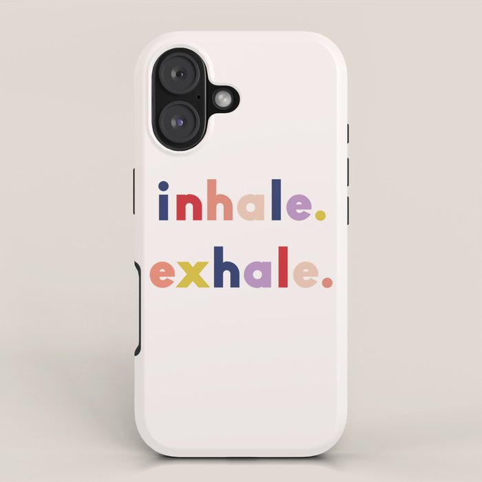 inhale exhale iPhone Case Gallery Image 1