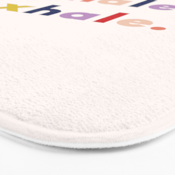 inhale exhale Bath Mat Gallery Image 3