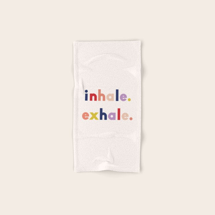 inhale exhale Bath Towel Gallery Image 1
