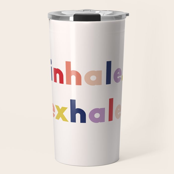 inhale exhale Travel Mug Gallery Image 1