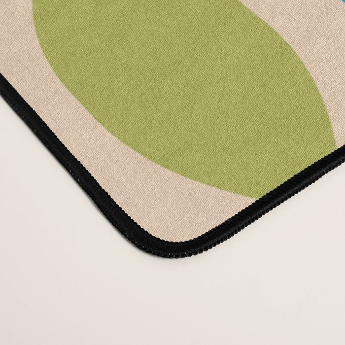 Mid Century Modern Style 336 Orange Turquoise and Olive Green Desk Mat Gallery Image 4