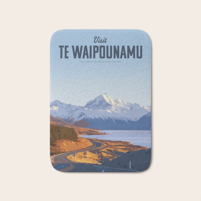 Visit Te Waipounamu Bath Mat Gallery Image 1