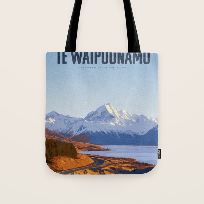 Visit Te Waipounamu Tote Bag Gallery Image 1