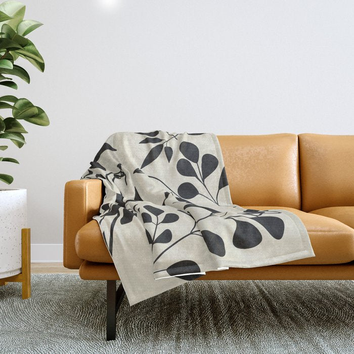 Song in the branches 2 Throw Blanket Gallery Image 1