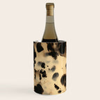 Black and Cream White Tortoiseshell Pattern Wine Chiller Gallery Image 2