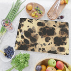 Black and Cream White Tortoiseshell Pattern Cutting Board Gallery Image 2