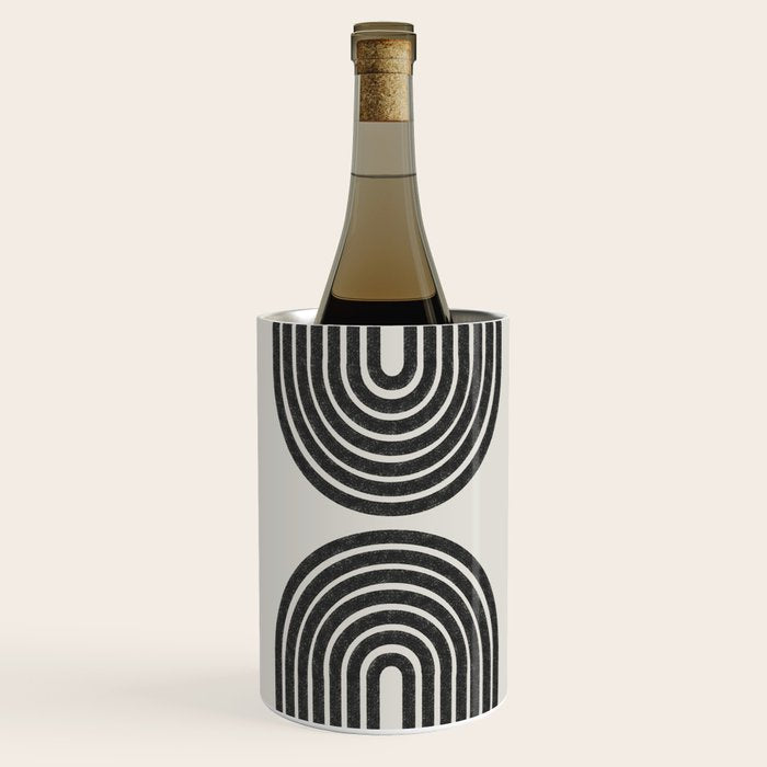 Geometric Shape, Arch Paper Art Wine Chiller Gallery Image 1