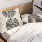 Geometric Shape, Arch Paper Art Pillow Sham Gallery Image 2