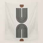 Geometric Shape, Arch Paper Art Wall Tapestry Gallery Image 4