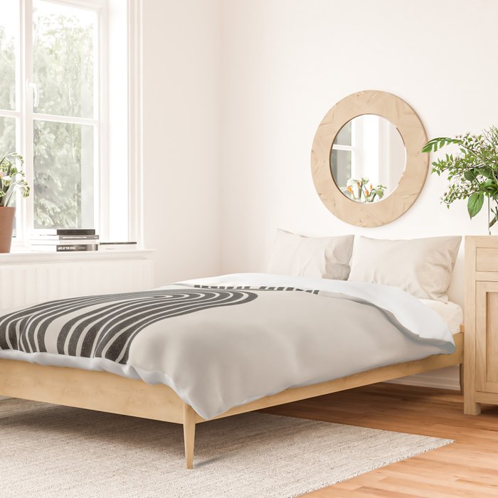 Geometric Shape, Arch Paper Art Duvet Cover Gallery Image 2