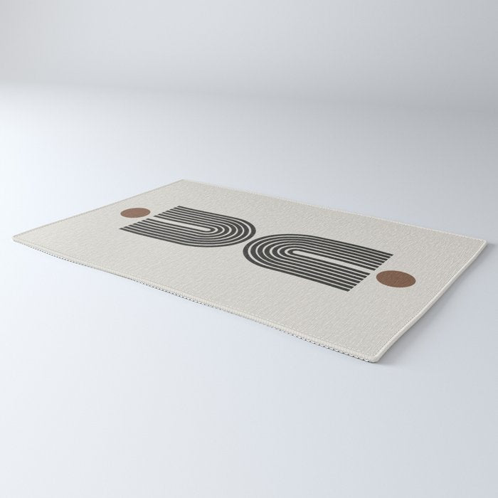 Geometric Shape, Arch Paper Art Rug Gallery Image 3