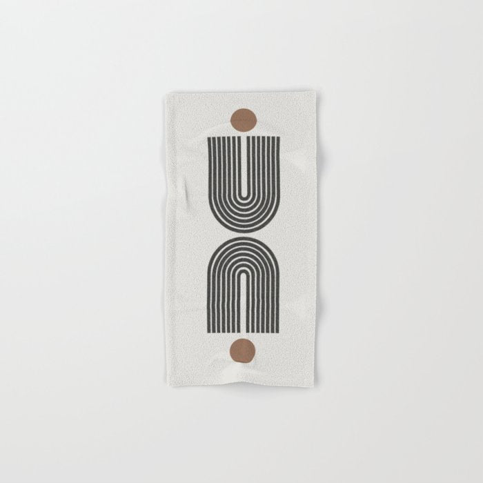 Geometric Shape, Arch Paper Art Bath Towel Gallery Image 1