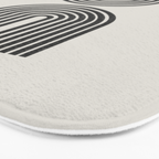 Geometric Shape, Arch Paper Art Bath Mat Gallery Image 3