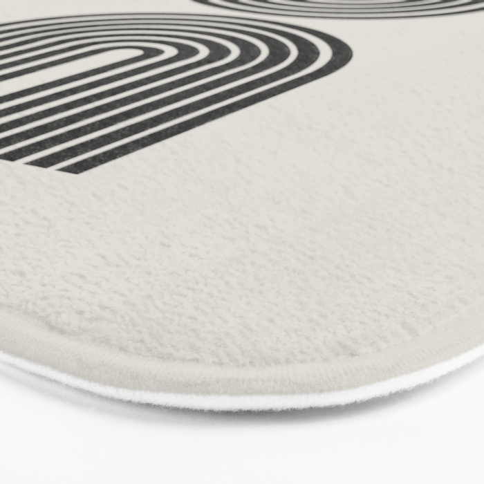 Geometric Shape, Arch Paper Art Bath Mat Gallery Image 3