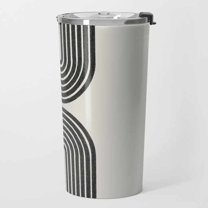Geometric Shape, Arch Paper Art Travel Mug Gallery Image 2