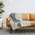 Geometric Shape, Arch Paper Art Throw Blanket Gallery Image 1