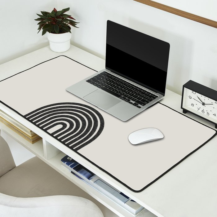 Geometric Shape, Arch Paper Art Desk Mat Gallery Image 2