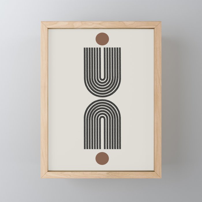 Geometric Shape, Arch Paper Art Mini Art Print Gallery Image 1