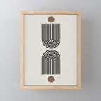 Geometric Shape, Arch Paper Art Mini Art Print Gallery Image 1