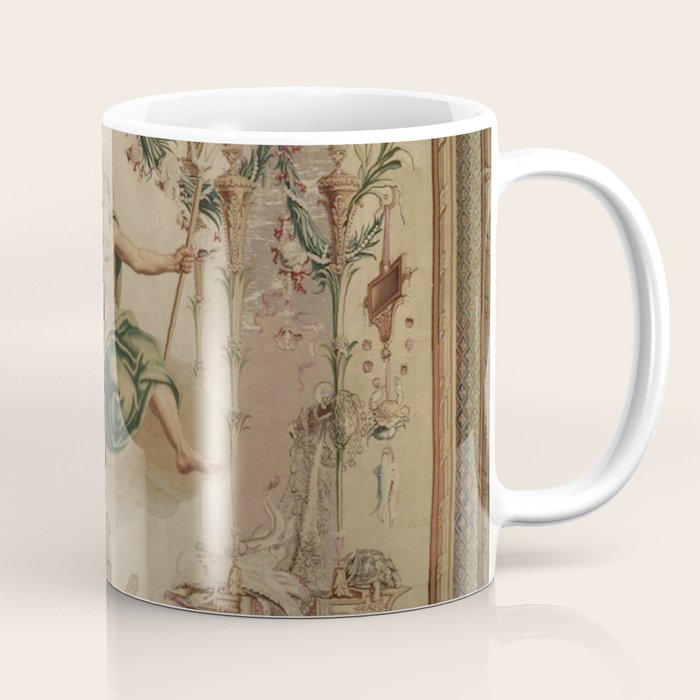 Antique 18th Century 'Neptune' French Tapestry Coffee Mug Gallery Image 1