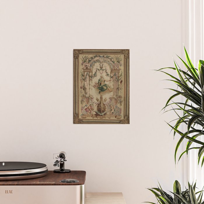 Antique 18th Century 'Neptune' French Tapestry Poster Gallery Image 2